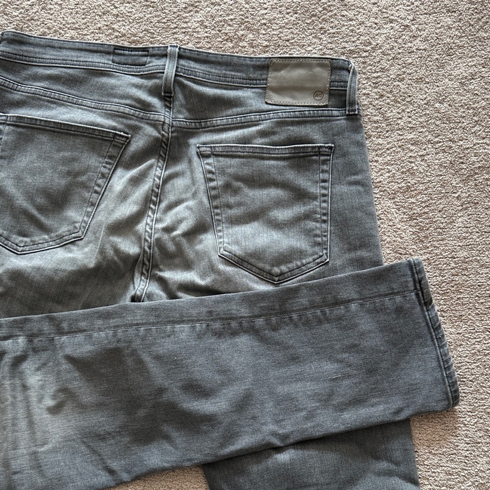 AG Adriano Goldschmied Men's Charcoal Jeans